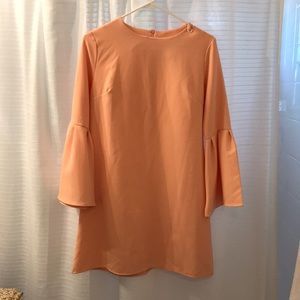 2 Hearts flirty peach colored dress-